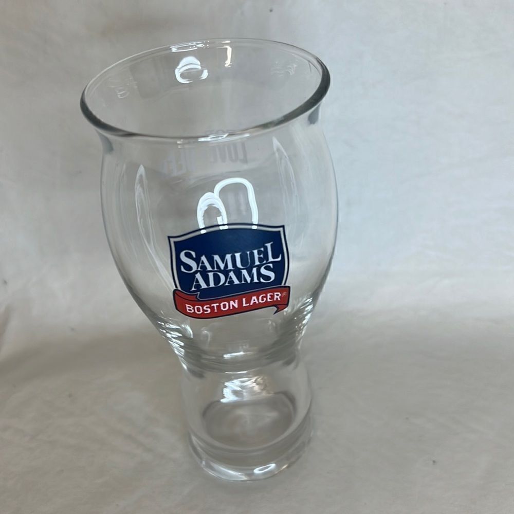 Samuel Adams Boston Lager Beer Glass 16 Oz For The Love Of Beer 6 1/2 In Tall